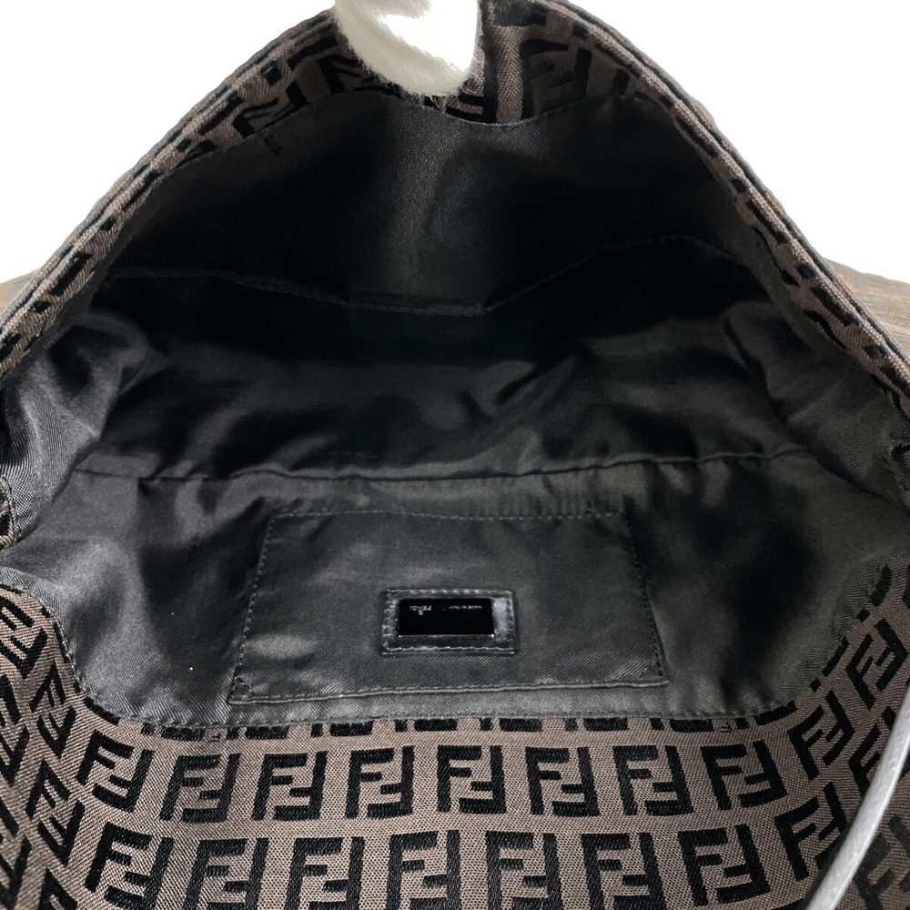 Fendi Mamma Bucket Shoulder Bag Zucchino Canvas Brown - Picture 6 of 6